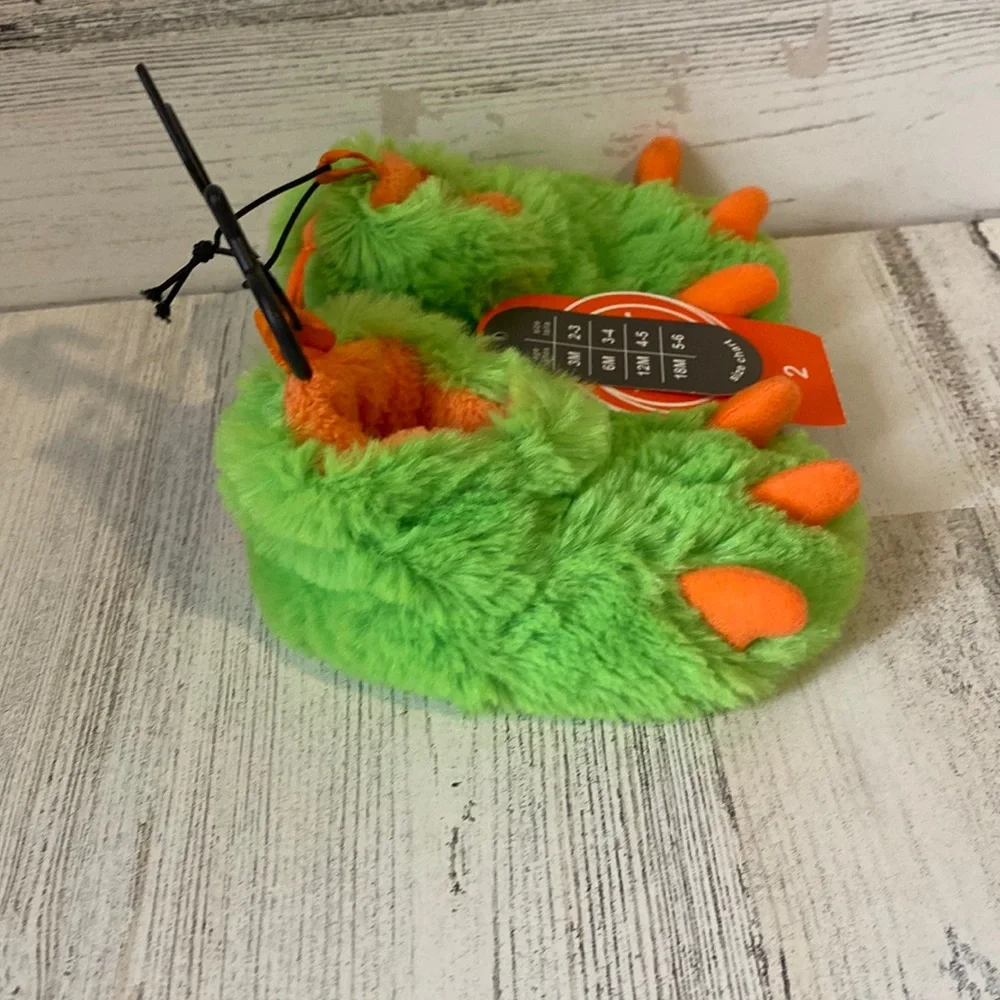 Baby Monster Slippers Size 2 NEW